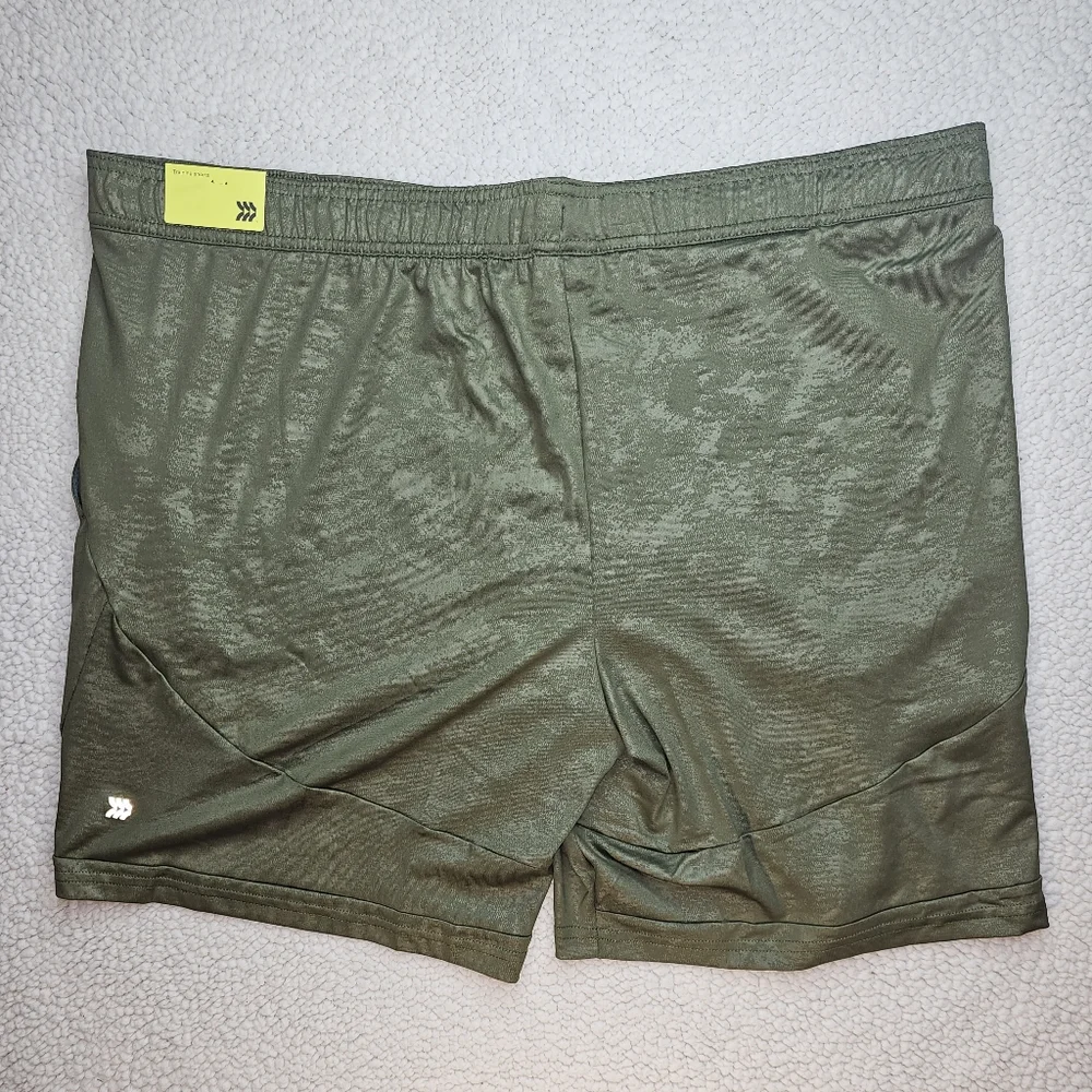 ALL IN MOTION Green Training Shorts Men's size XXL 2X Recycled